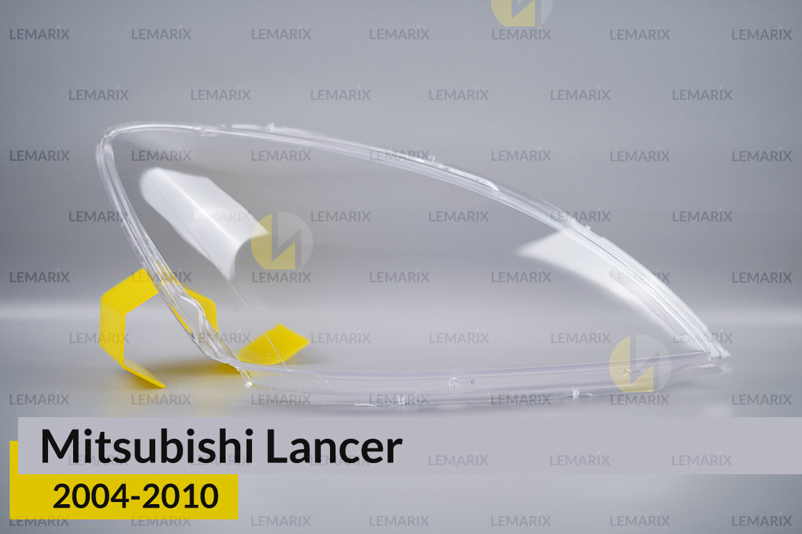Скло фари Mitsubishi Lancer (2004-2010) праве