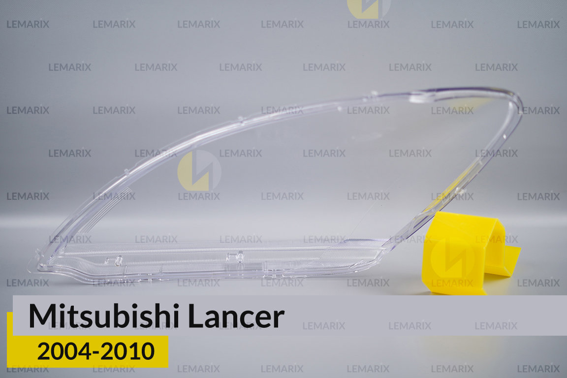 Скло фари Mitsubishi Lancer (2004-2010) праве