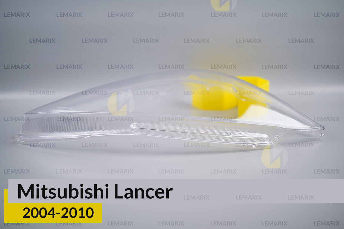 Скло фари Mitsubishi Lancer (2004-2010) праве