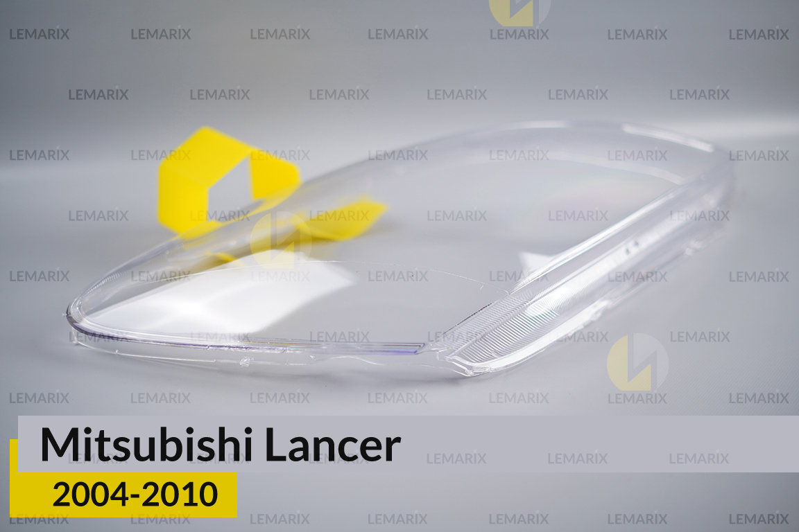 Скло фари Mitsubishi Lancer (2004-2010) праве