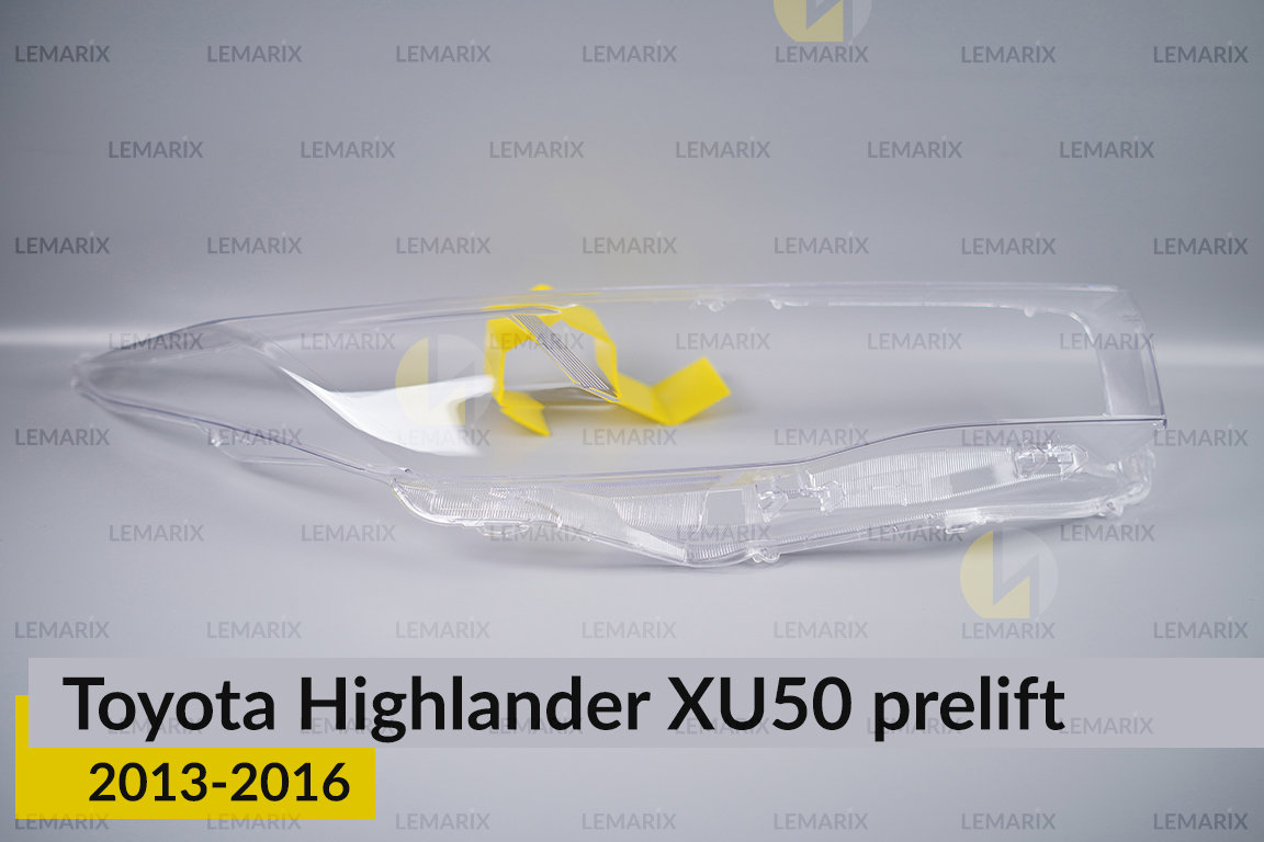 Скло фари Toyota Highlander XU50 (2013-2016) дорест праве