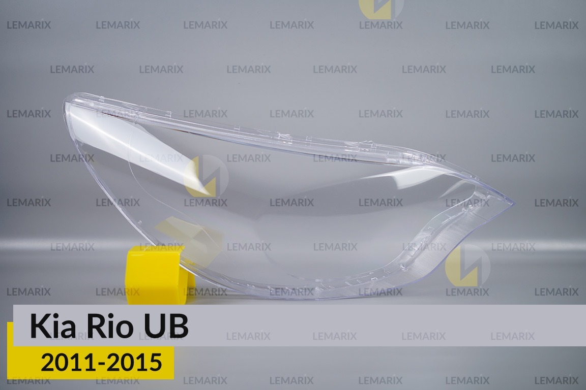 Скло фари KIA Rio UB (2011-2015) праве