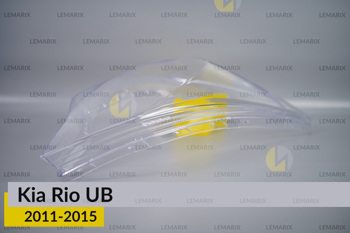 Скло фари KIA Rio UB (2011-2015) праве