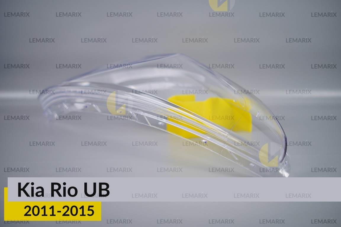 Скло фари KIA Rio UB (2011-2015) праве