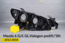 Корпус фари Mazda 6 GJ1 GL Halogen (2012-2018) дорест/1 рест правий
