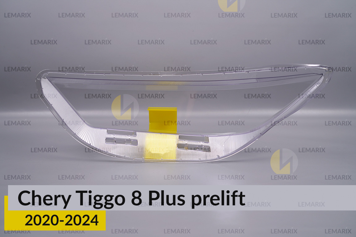 Скло фари Chery Tiggo 8 Plus (2020-2024) дорест праве