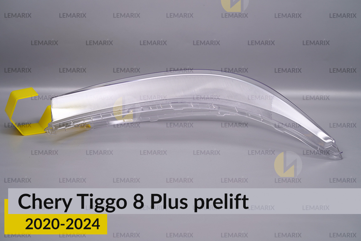 Скло фари Chery Tiggo 8 Plus (2020-2024) дорест праве