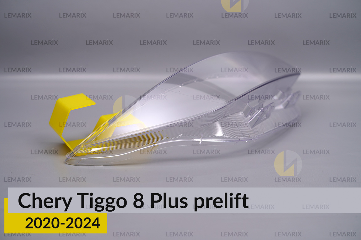 Скло фари Chery Tiggo 8 Plus (2020-2024) дорест праве