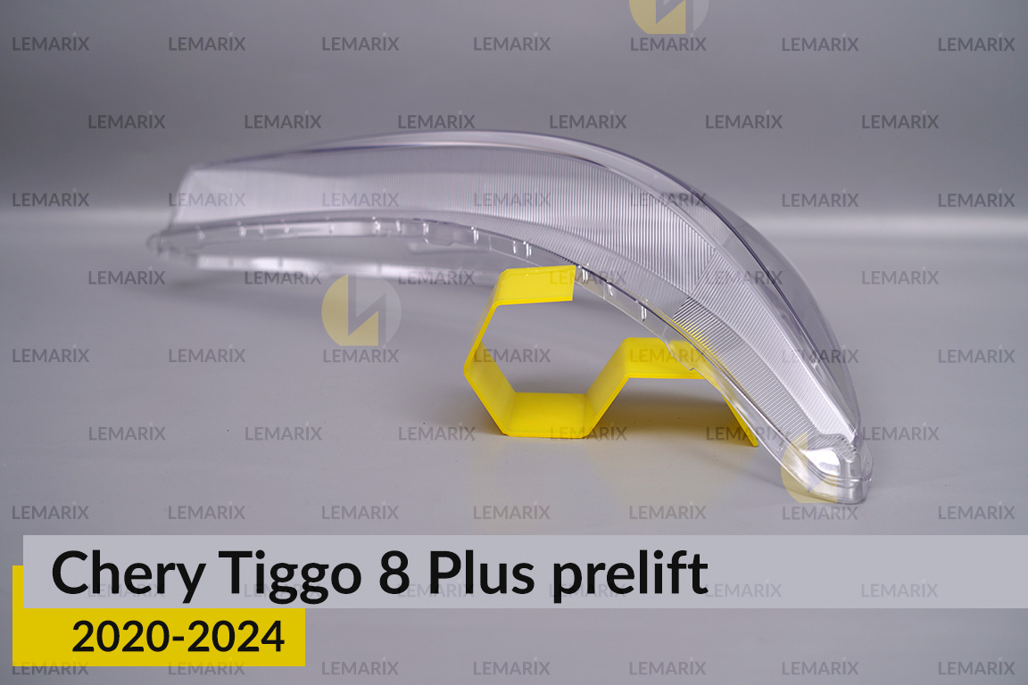 Скло фари Chery Tiggo 8 Plus (2020-2024) дорест праве