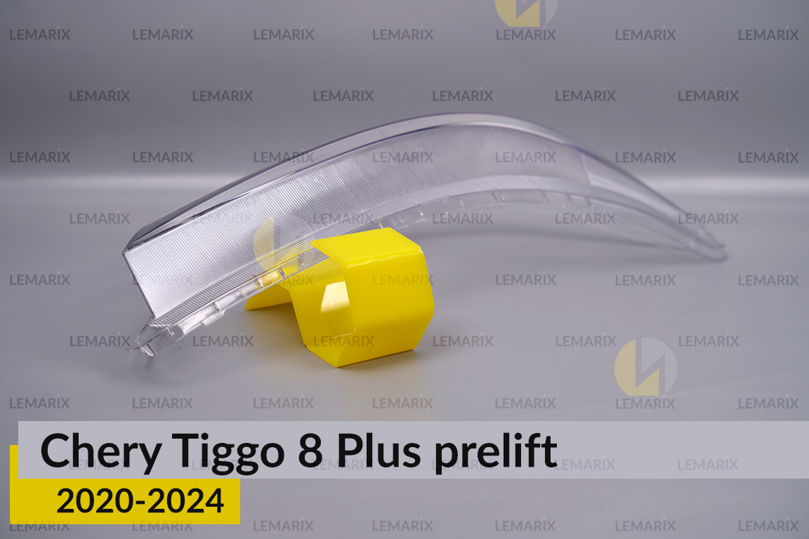 Скло фари Chery Tiggo 8 Plus (2020-2024) дорест праве