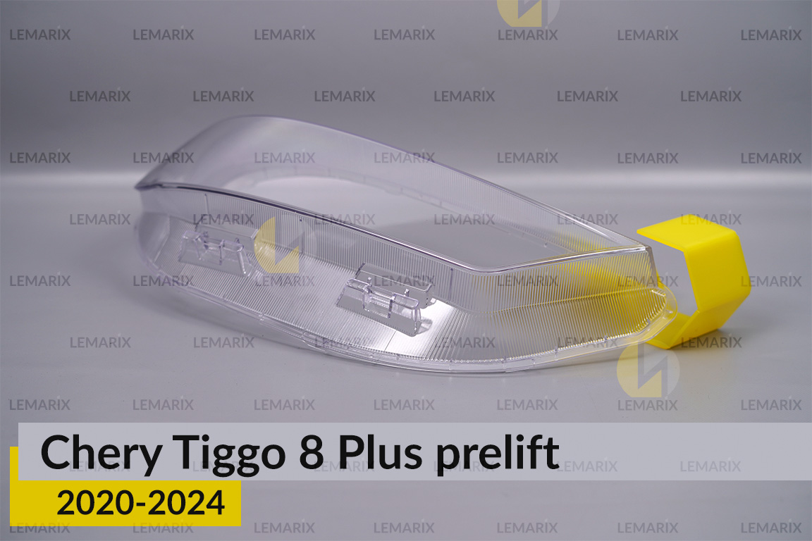 Скло фари Chery Tiggo 8 Plus (2020-2024) дорест праве