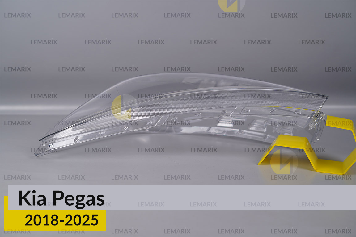 Скло фари Kia Pegas (2018-2026) ліве
