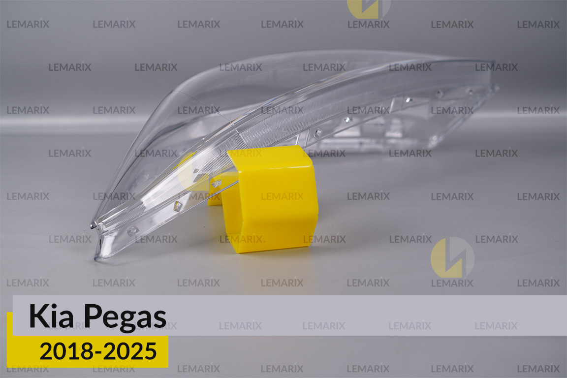 Скло фари Kia Pegas (2018-2026) ліве