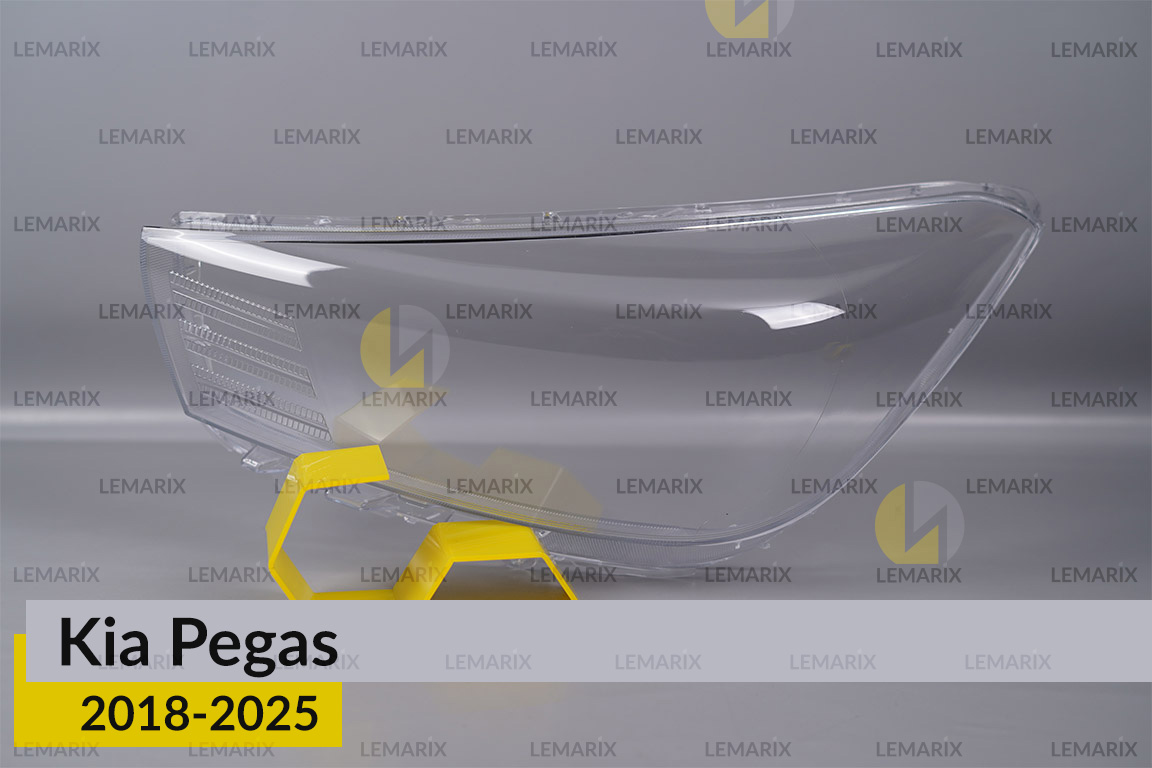 Скло фари Kia Pegas (2018-2025) ліве