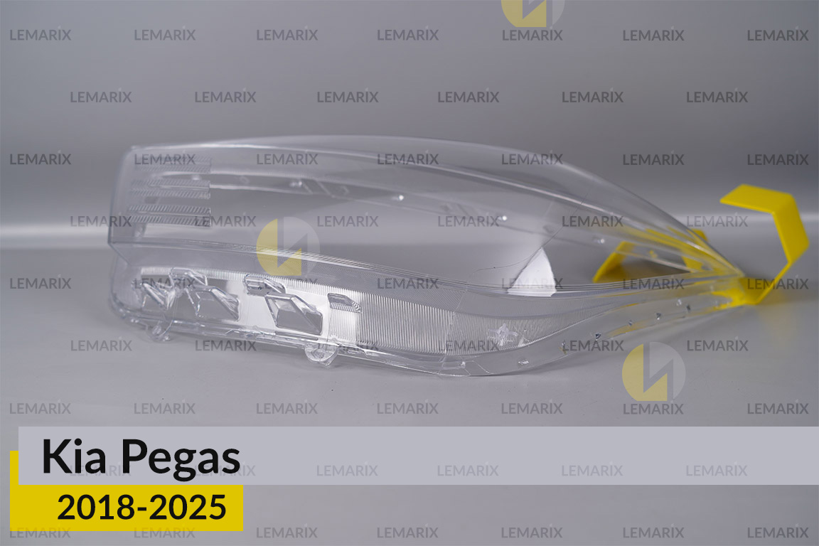 Скло фари Kia Pegas (2018-2025) ліве