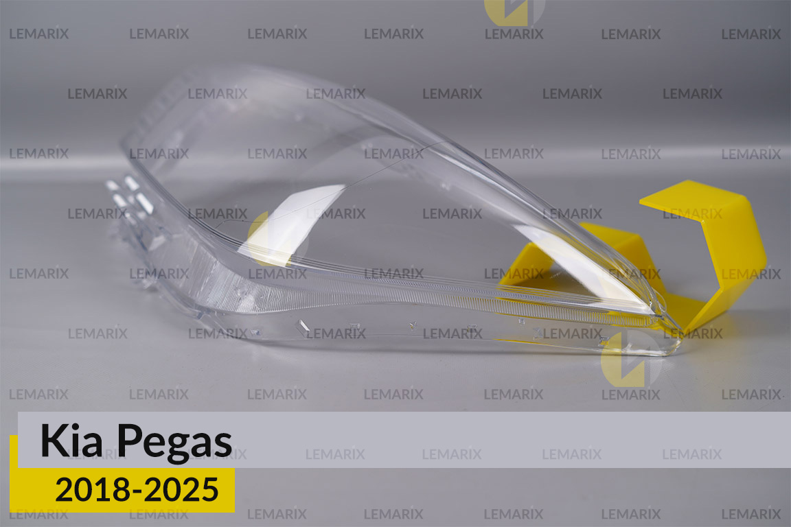Скло фари Kia Pegas (2018-2025) ліве