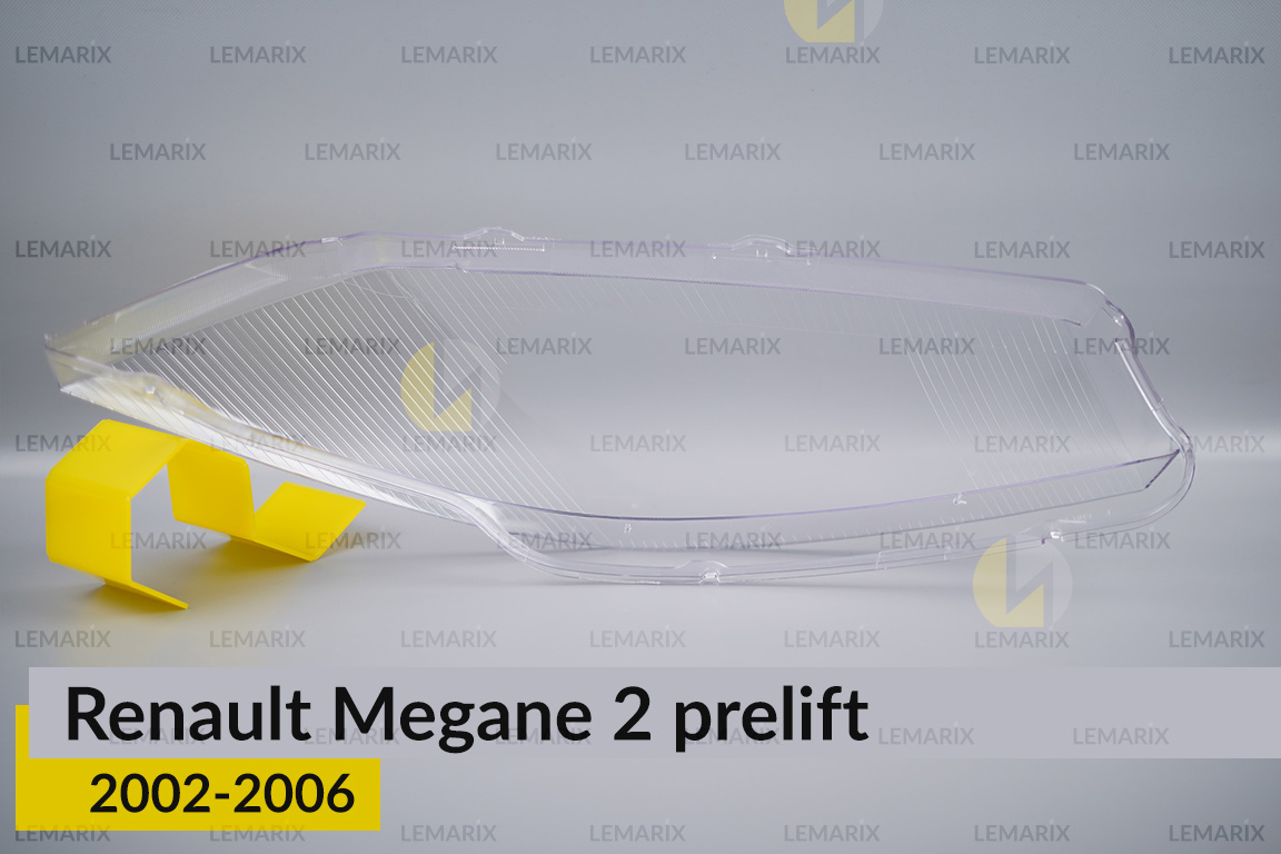 Скло фари Renault Megane 2 (2002-2006) дорест ліве