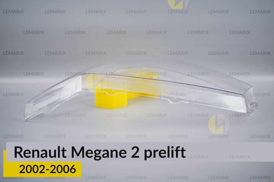Скло фари Renault Megane 2 (2002-2006) дорест ліве