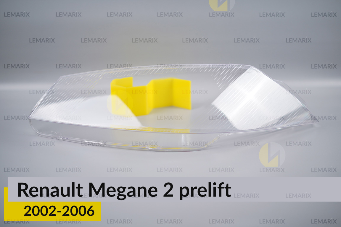 Скло фари Renault Megane 2 (2002-2006) дорест ліве
