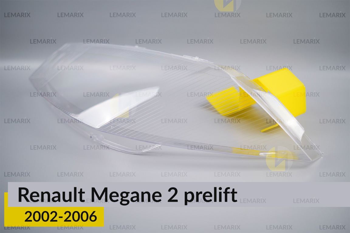 Скло фари Renault Megane 2 (2002-2006) дорест ліве