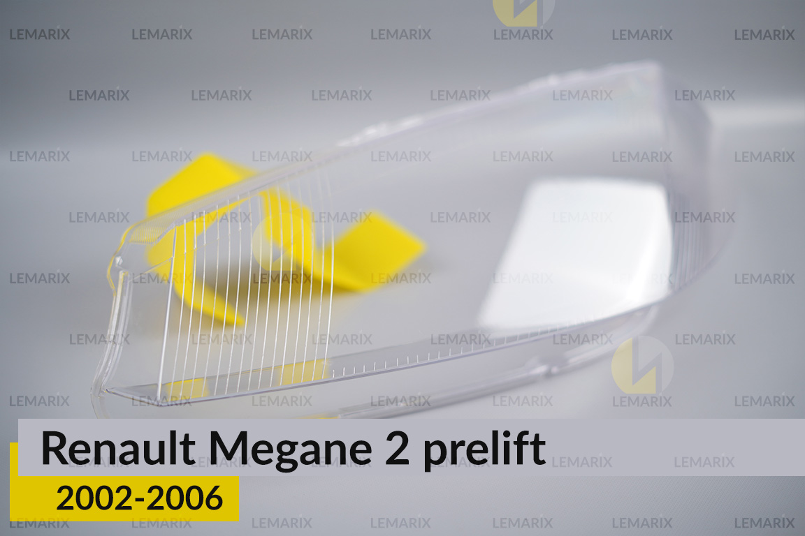 Скло фари Renault Megane 2 (2002-2006) дорест ліве