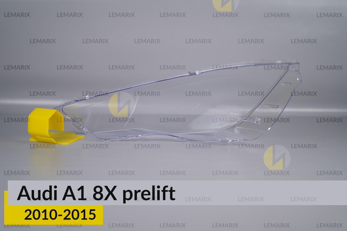 Скло фари Audi A1 8X (2010-2015) дорест праве