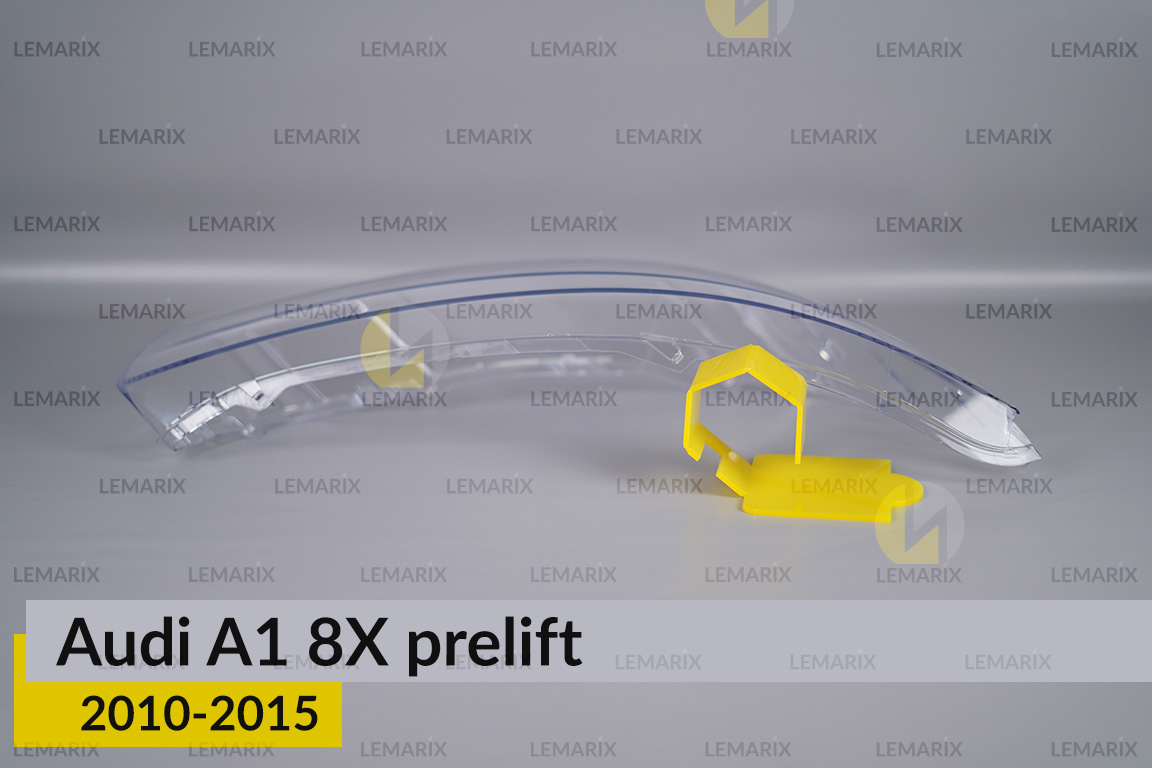 Скло фари Audi A1 8X (2010-2015) дорест праве