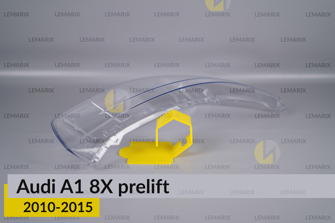 Скло фари Audi A1 8X (2010-2015) дорест праве