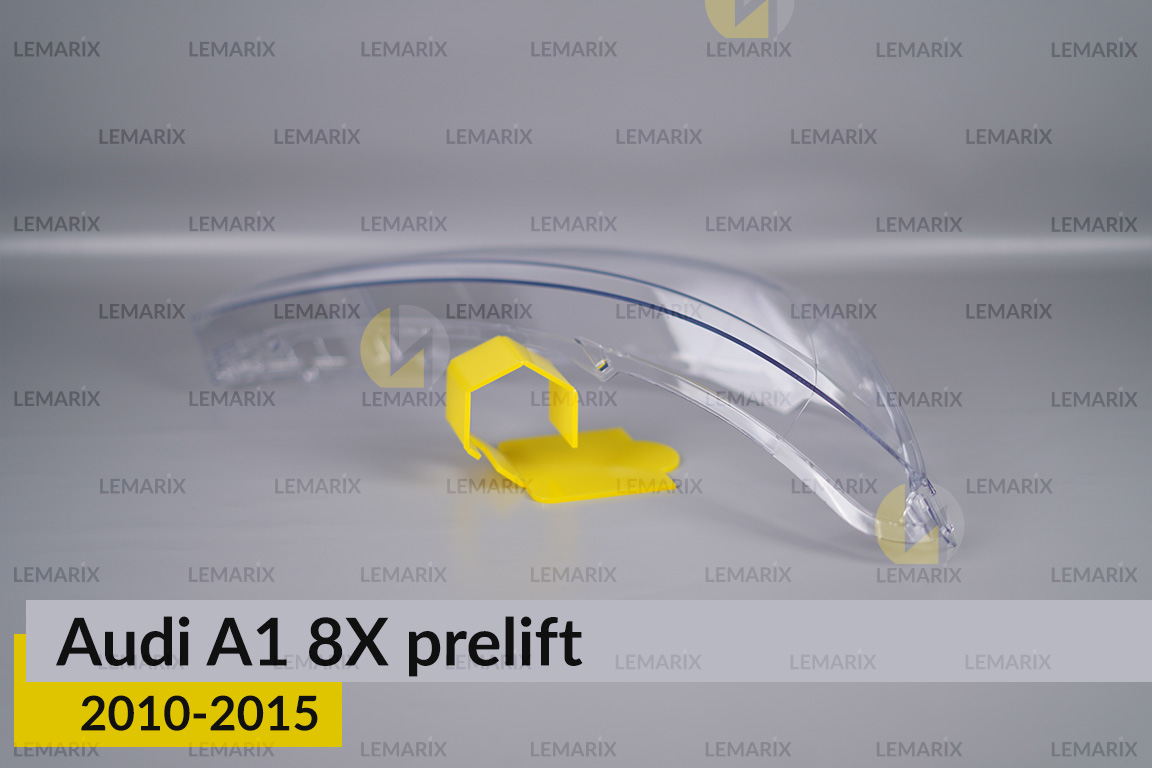 Скло фари Audi A1 8X (2010-2015) дорест праве