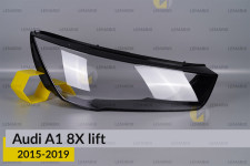 Стекло фары Audi A1 8X (2015-2019) рест правое