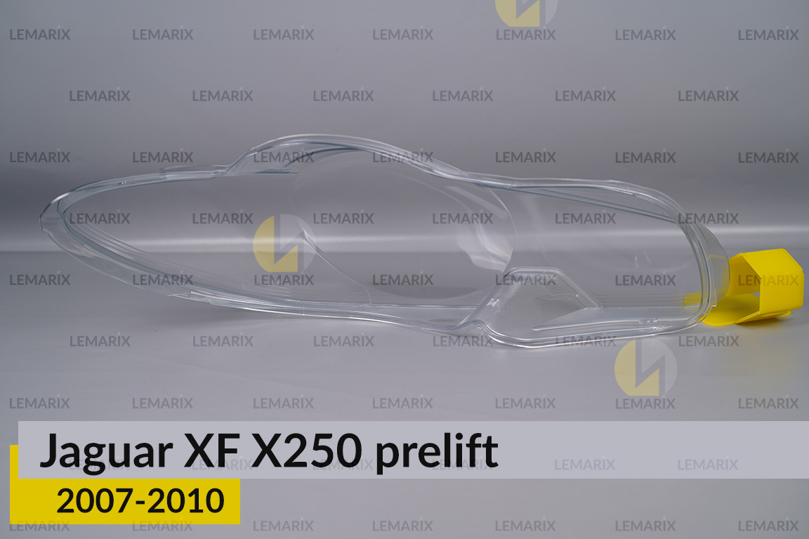 Скло фари Jaguar XF X250 (2007-2010) дорест ліве