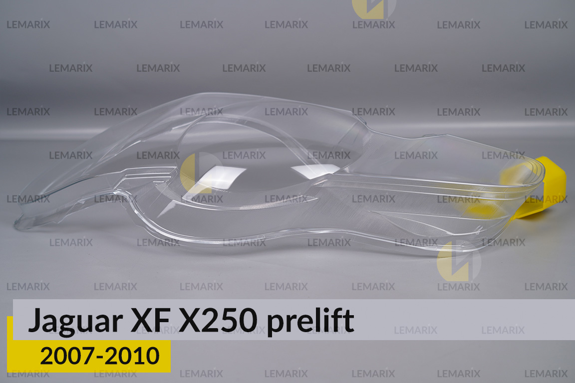 Скло фари Jaguar XF X250 (2007-2010) дорест ліве