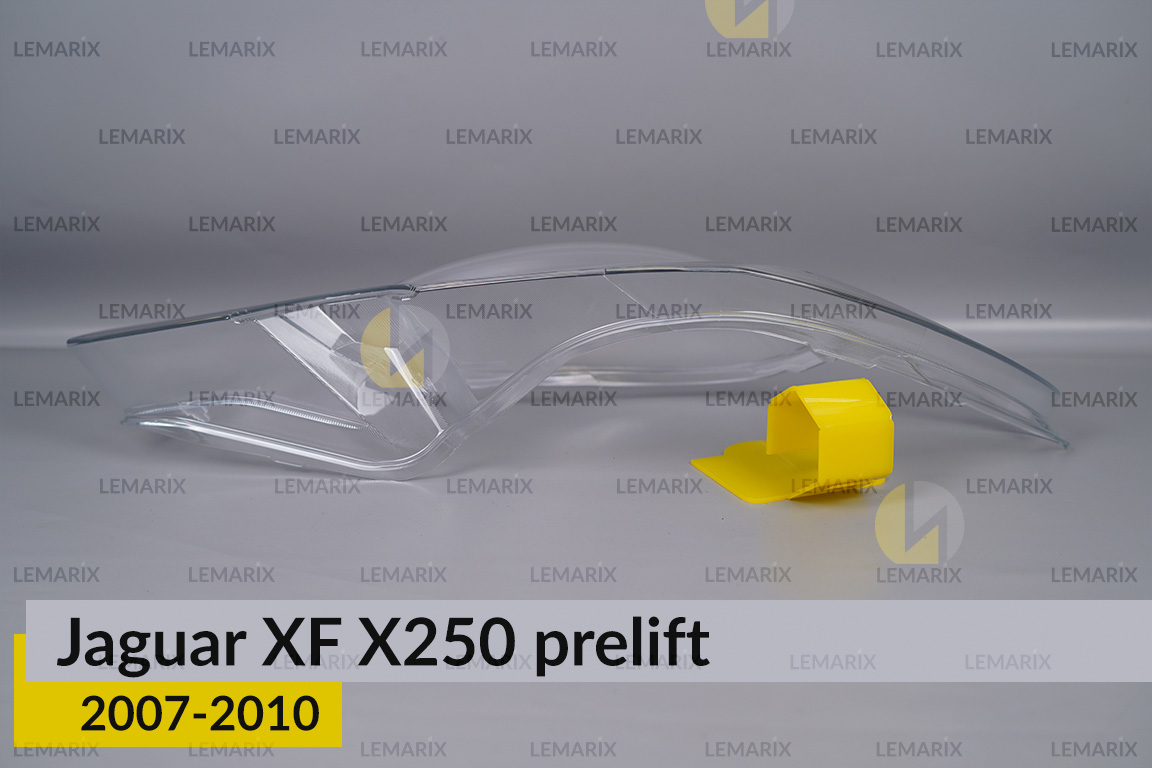 Скло фари Jaguar XF X250 (2007-2010) дорест ліве