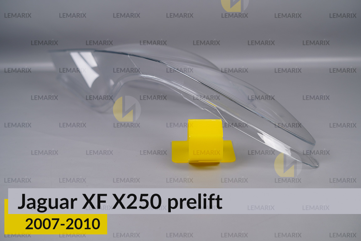 Скло фари Jaguar XF X250 (2007-2010) дорест ліве