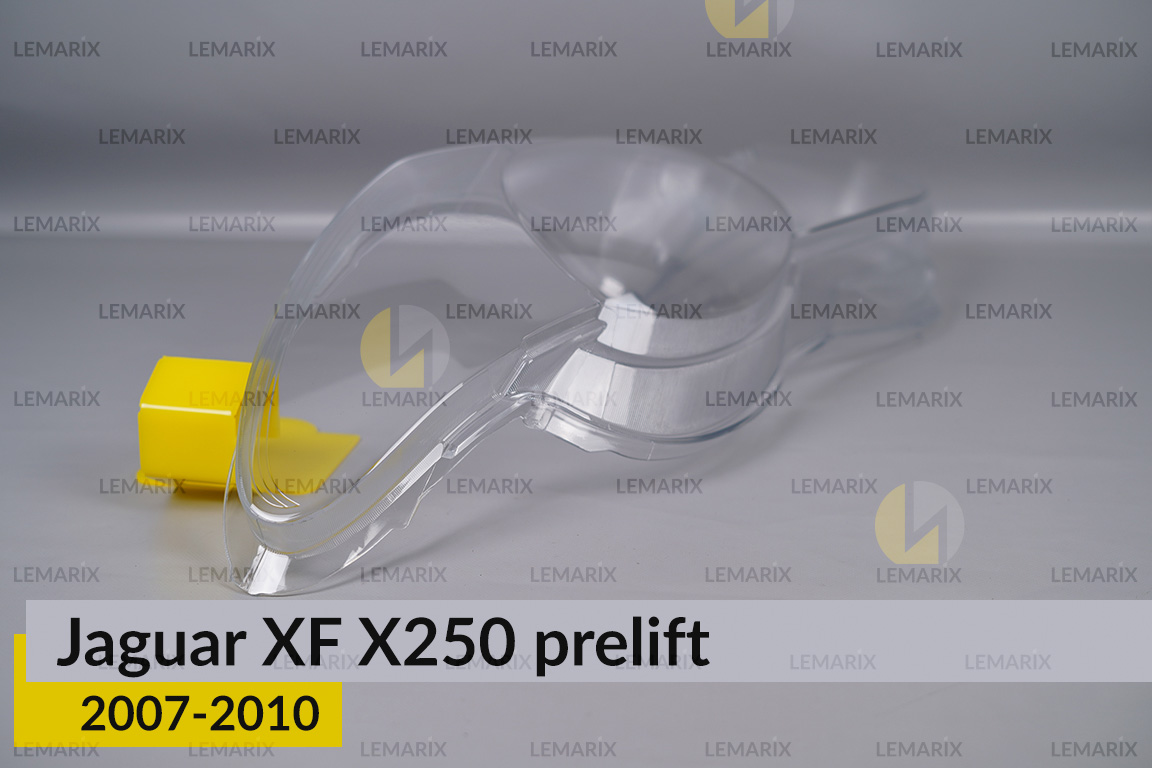 Скло фари Jaguar XF X250 (2007-2010) дорест ліве