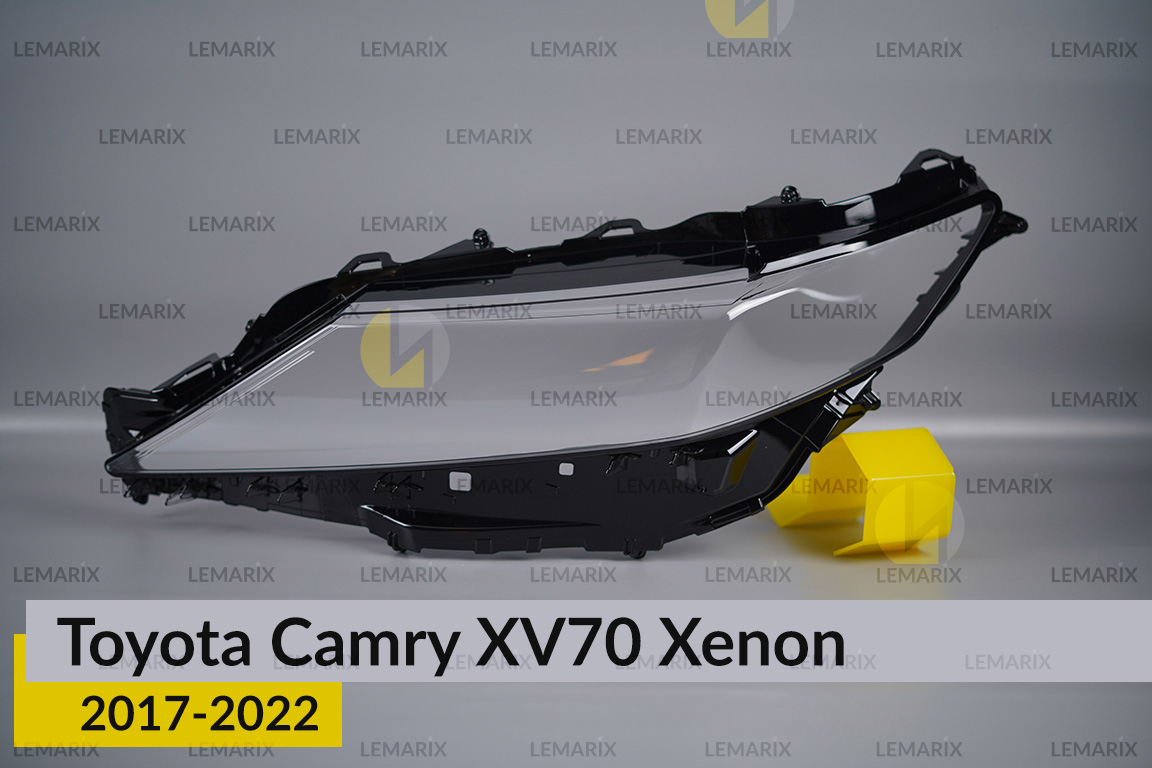 Скло фари Toyota Camry XV70 Xenon (2017-2022) ліве