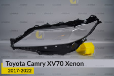 Скло фари Toyota Camry XV70 Xenon (2017-2022) ліве