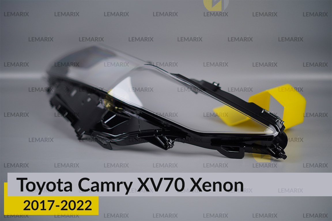 Скло фари Toyota Camry XV70 Xenon (2017-2022) ліве