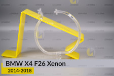 Кольцо световод фары BMW X4 F26 Xenon (2014-2018) большое внешнее angel eyes левое