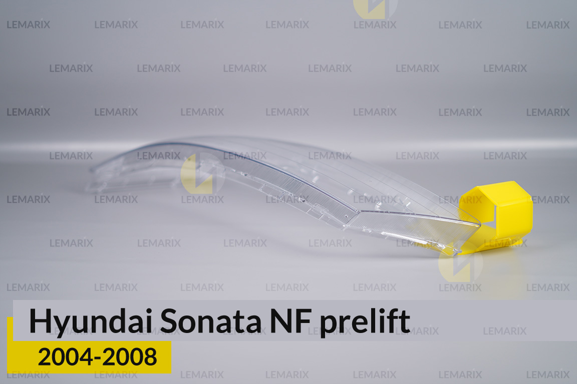 Скло фари Hyundai Sonata NF (2004-2008) дорест ліве