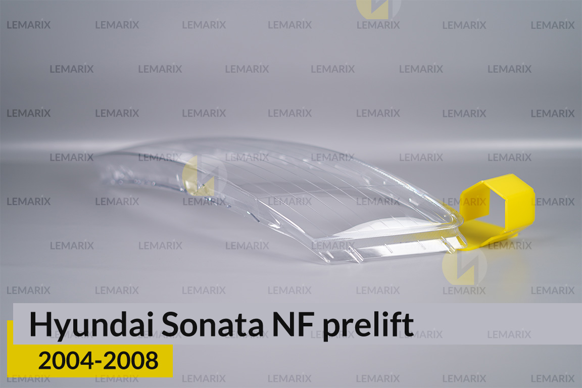 Скло фари Hyundai Sonata NF (2004-2008) дорест ліве