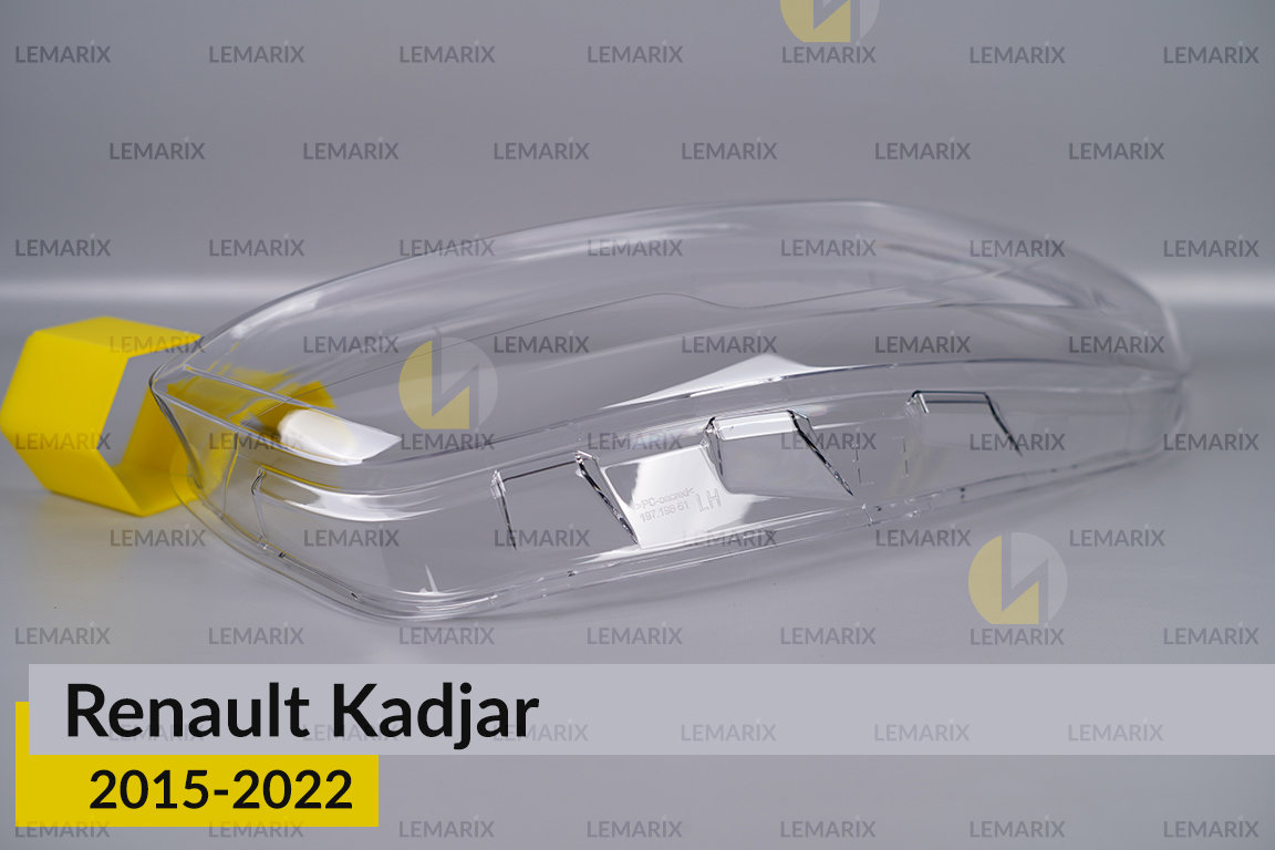 Скло фари Renault Kadjar (2015-2022) ліве