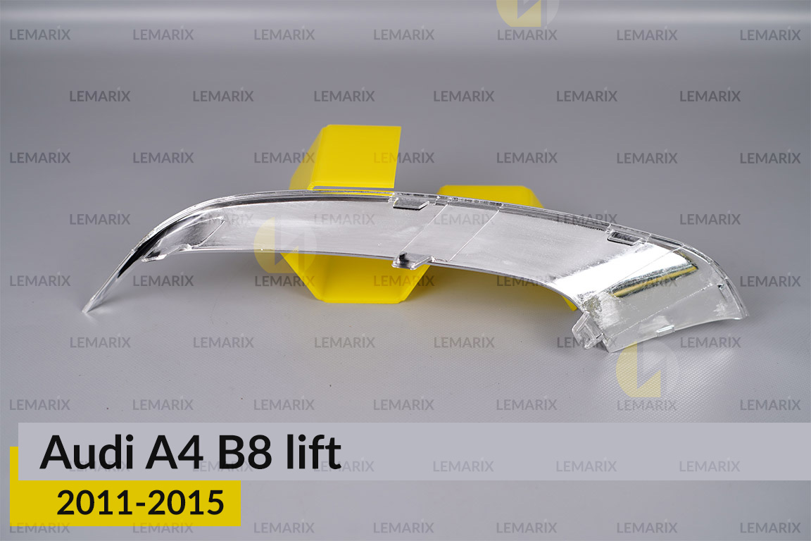 Хромированная декоративная маска нижняя Audi A4 B8 (2011-2015) рест правая