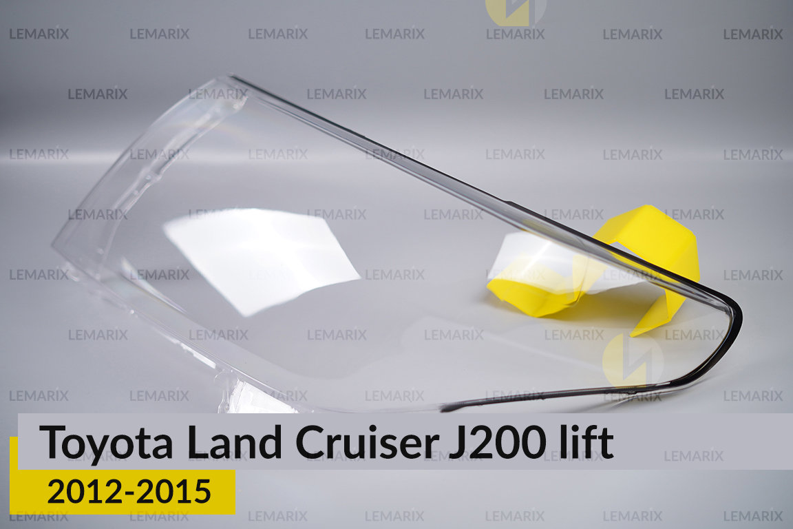 Скло фари Toyota Land Cruiser J200 (2012-2015) рест ліве
