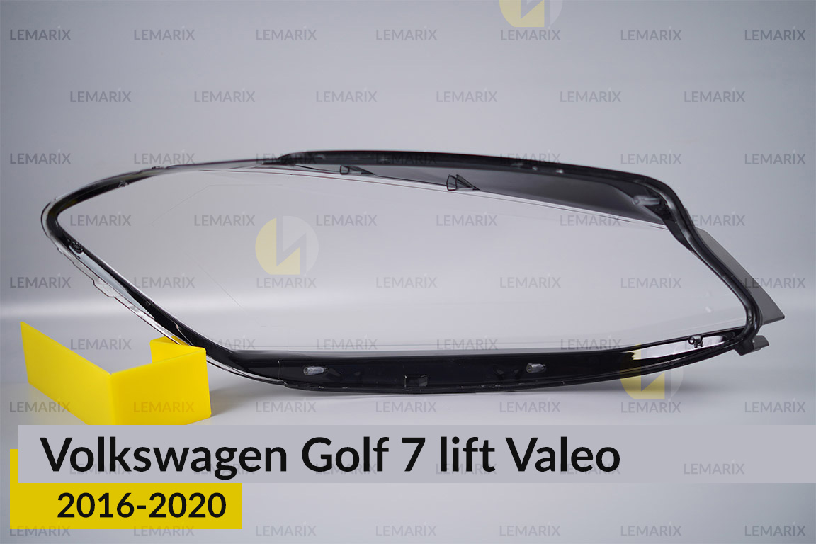 Скло фари VW Volkswagen Golf 7 Valeo (2016-2020) рест ліве