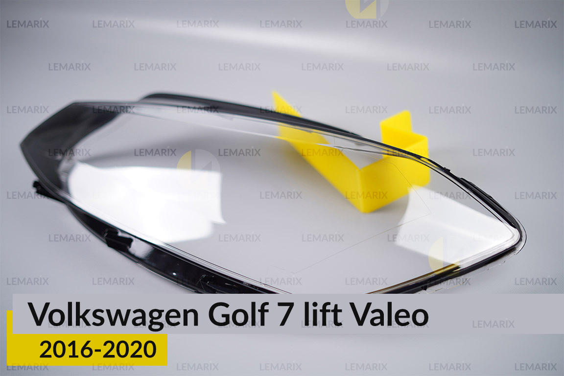 Скло фари VW Volkswagen Golf 7 Valeo (2016-2020) рест ліве