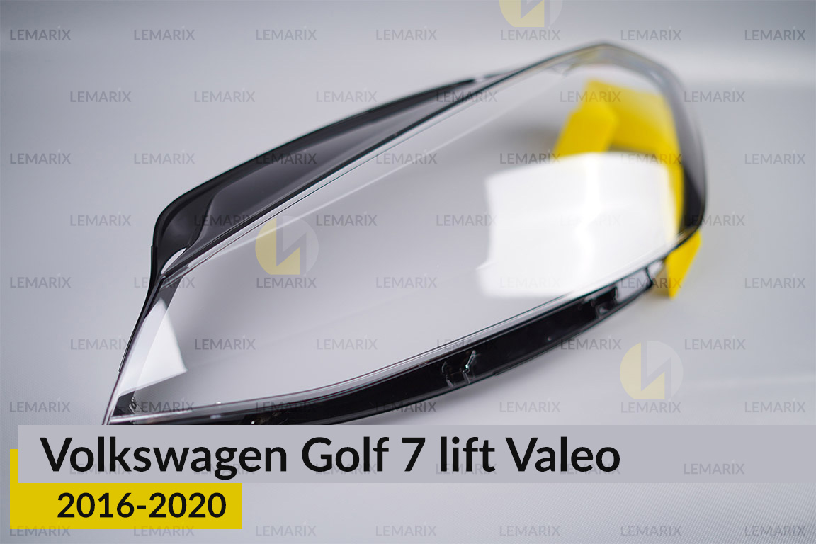Скло фари VW Volkswagen Golf 7 Valeo (2016-2020) рест ліве