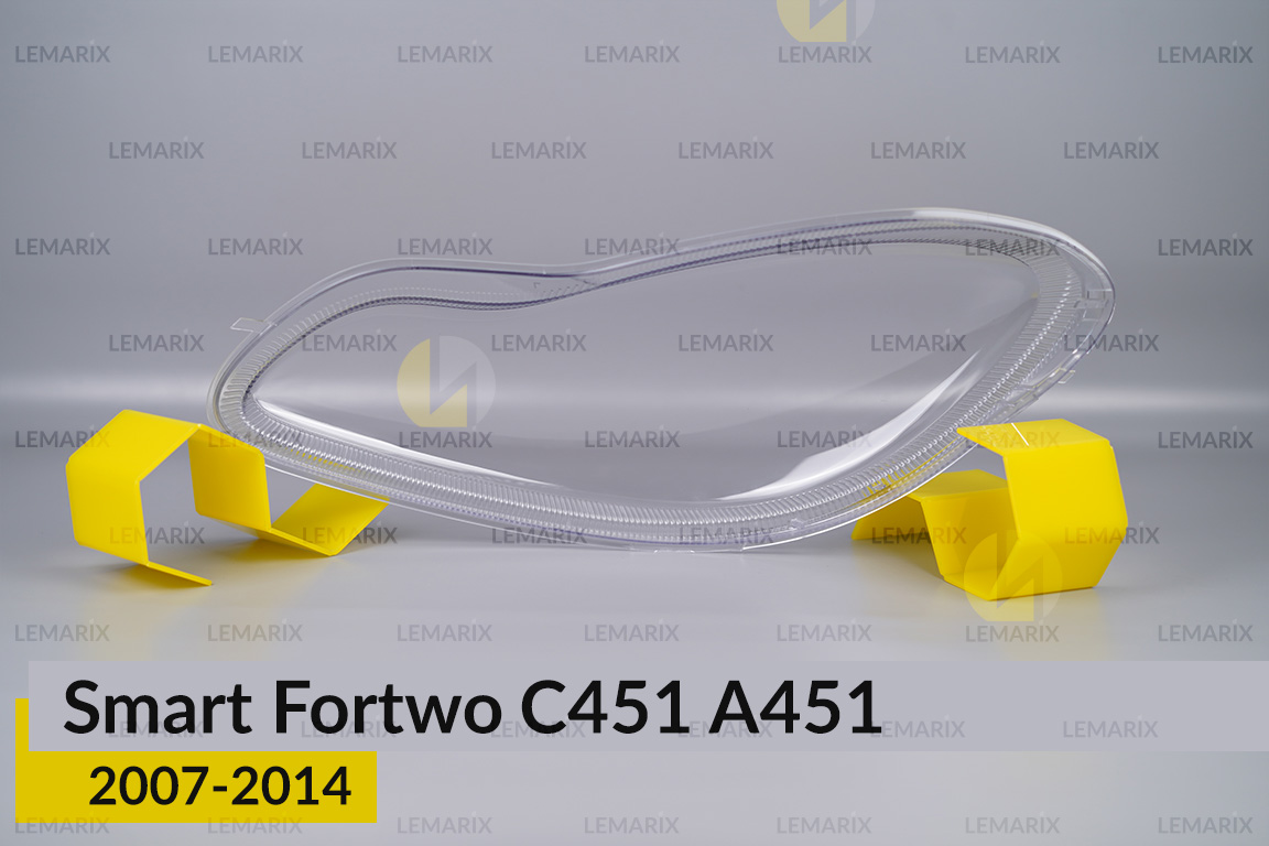 Скло фари Smart Fortwo C451 A451 (2007-2014) праве