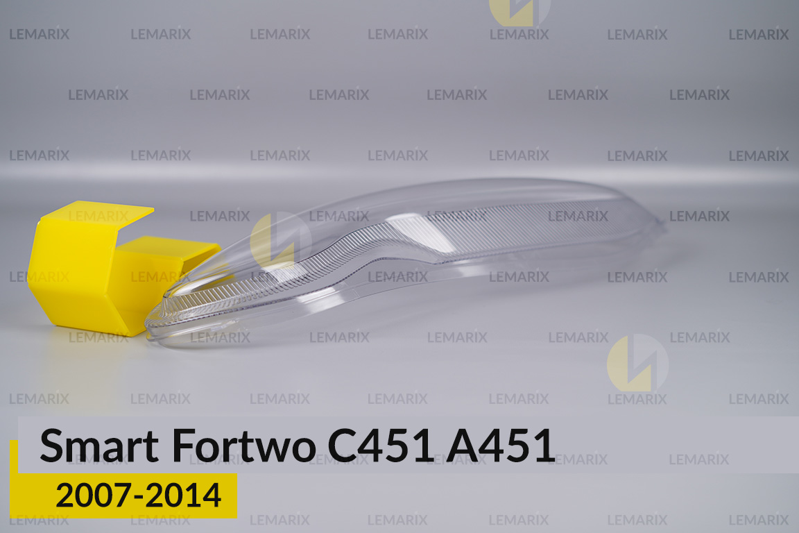 Скло фари Smart Fortwo C451 A451 (2007-2014) праве