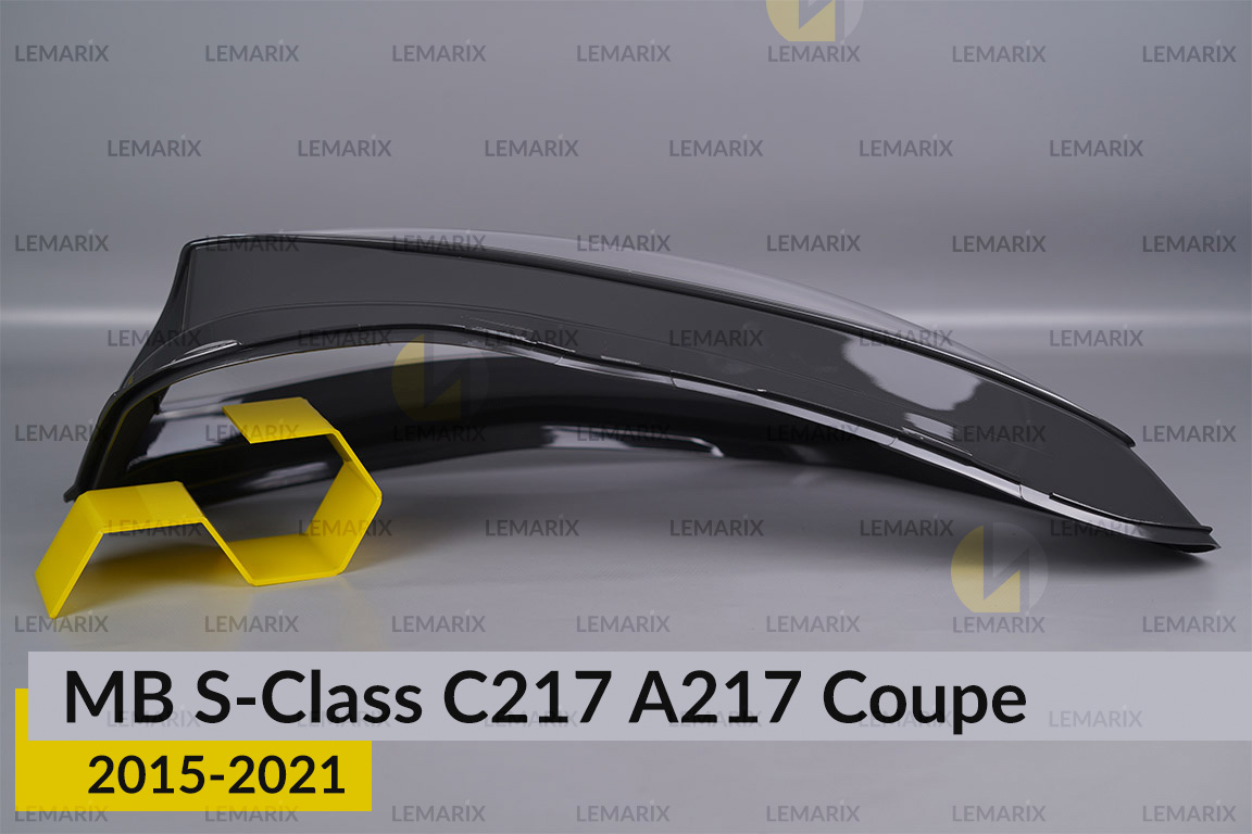 Скло фари Mercedes-Benz S-Class C217 A217 Coupe (2015-2021) праве